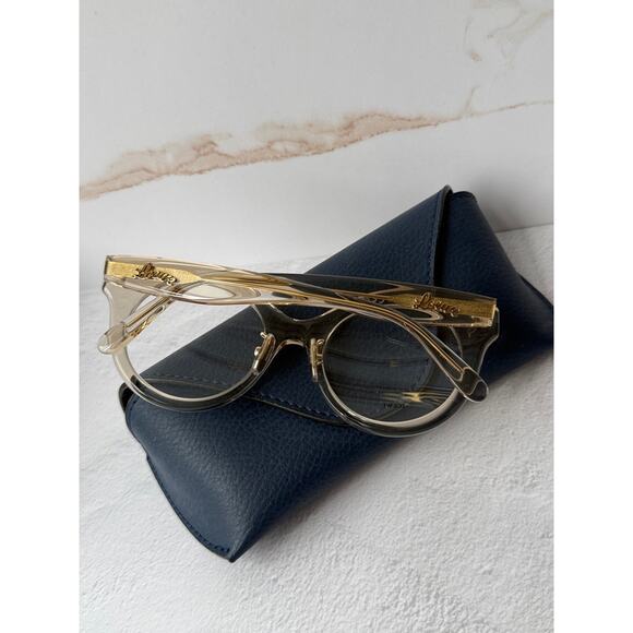 Loewe Translucent Beige Round Sunglasses main image 6